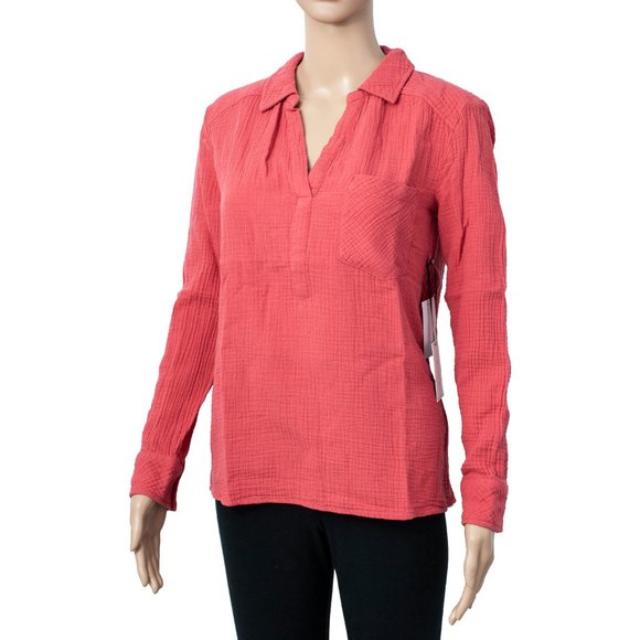 1. State Coral XS Blouse - Picture 1 of 4
